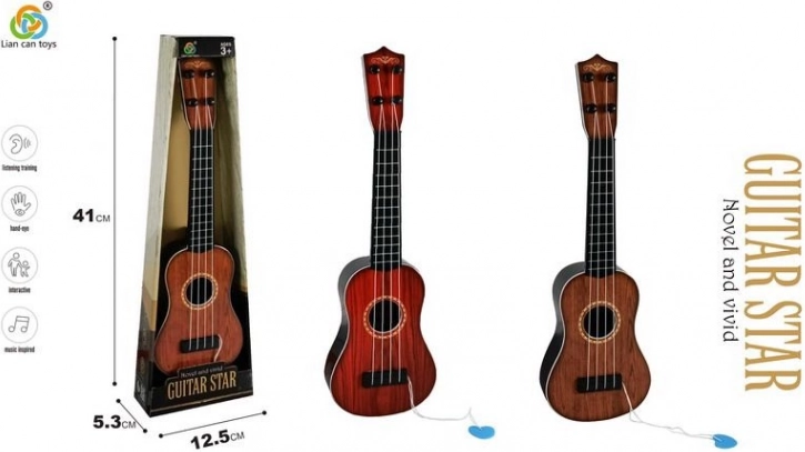 Børneguitar med 4 strenge