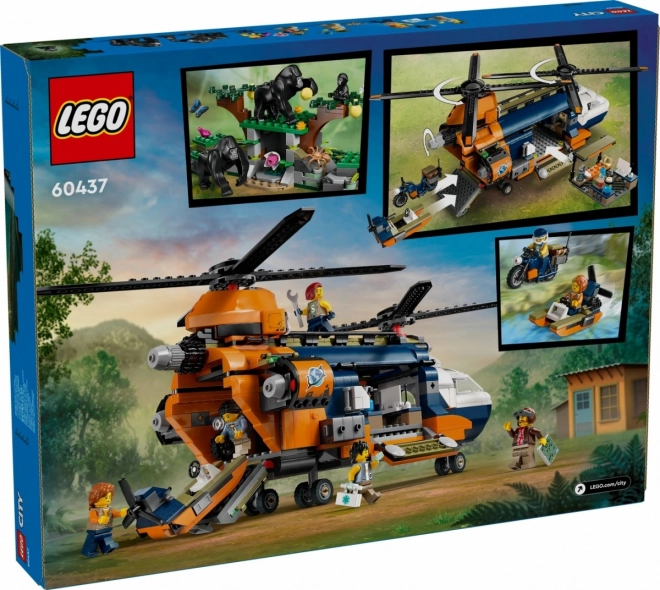LEGO City 60437 Jungle Base Camp Heliudforskning