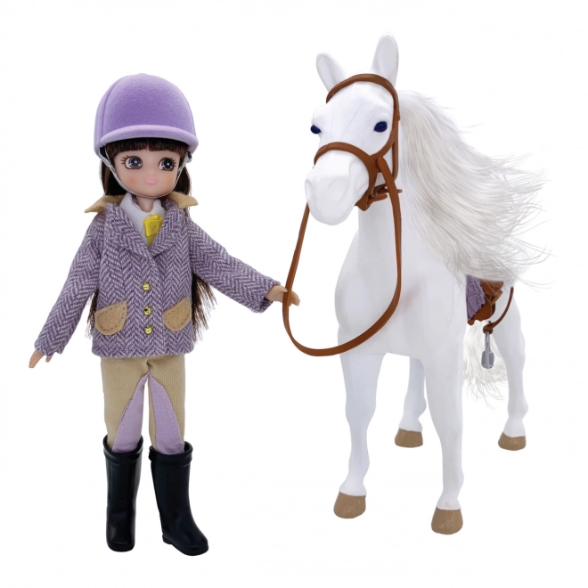 Lottie Dukke Rytter med hest