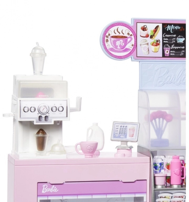 Barbie barista i caféen