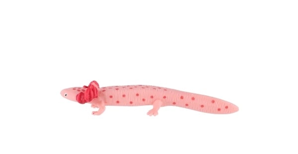 Axolotl mexicansk plastik 8cm i pose