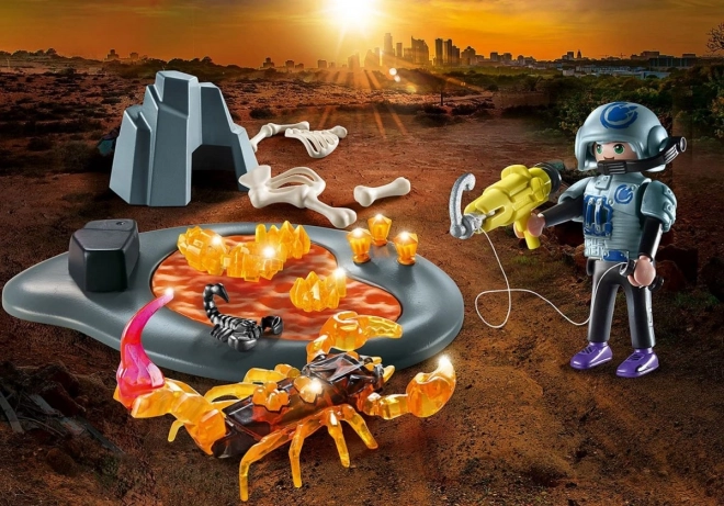 Playmobil Dino Rise Startovnings Sæt Kamp mod Ildskorpionen