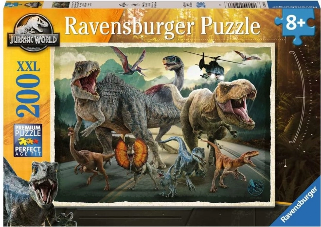 Puslespil Jurassic Verden XXL 200 brikker