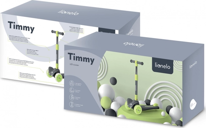 Børnescooter Lionelo Timmy grøn