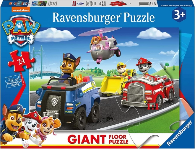 Ravensburger puslespil Paw Patrol gigantisk gulv 24 brikker