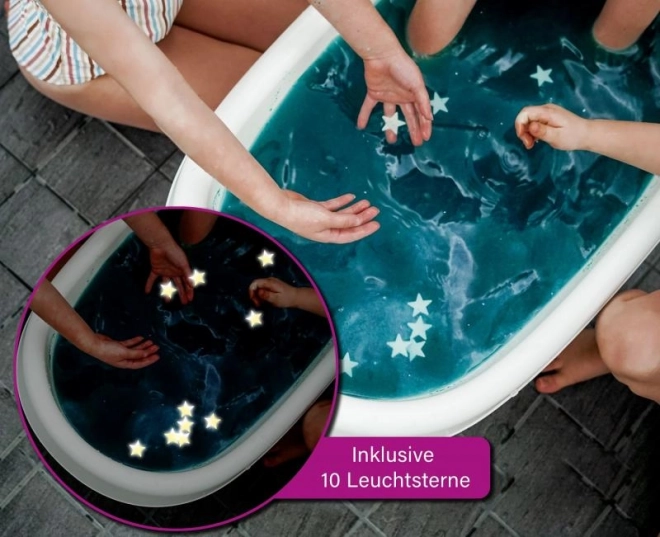 Glibbi Galaxy Slime med stjerner
