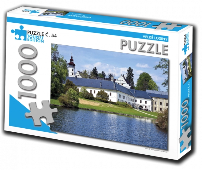 Puslespil Velké Losiny 1000 brikker – turistisk udgave