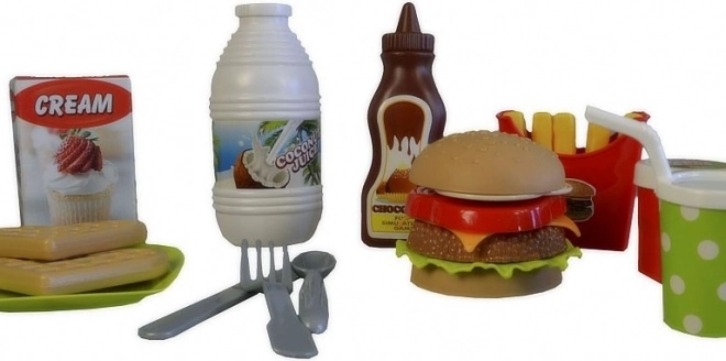 Sæt til at lave hamburgere til børn