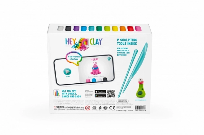 Hej Clay plastik sæt Monsters
