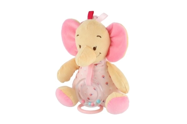Spilledåse - lyserød elefant 18 cm
