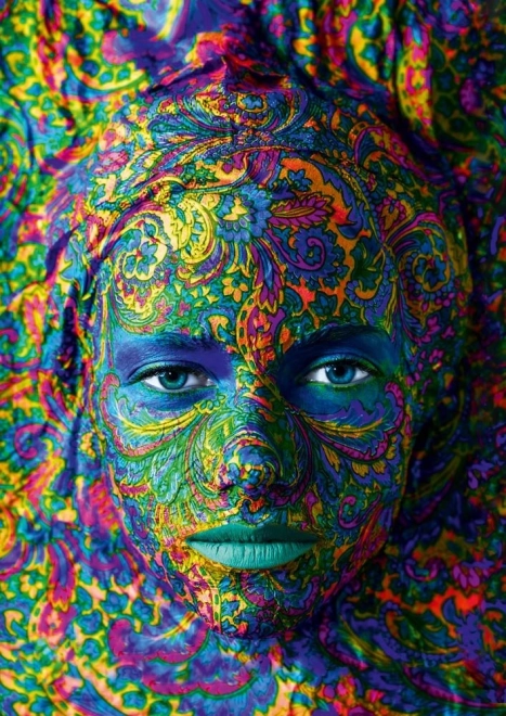 Puslespil FACE ART: kvindeportræt 1000 brikker
