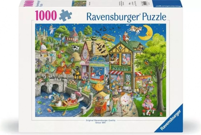 Puslespil Ravensburger Mother Gooseville 1000 brikker