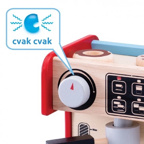 Wonderworld Træ Kaffemaskine