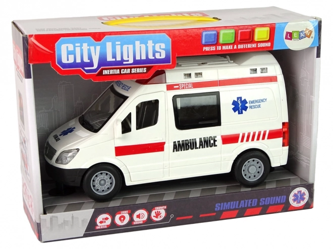 Ambulance Lys Lyd Lyd Friktionstræk