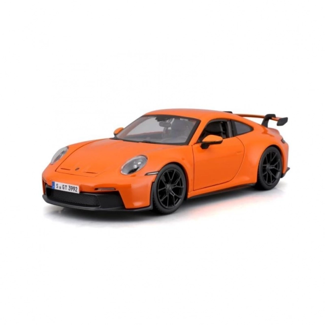 Bburago Porsche 911 GT3 model orange 1:24