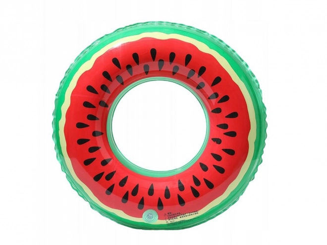 Stor oppustelig vandmelonring 70 cm til børn
