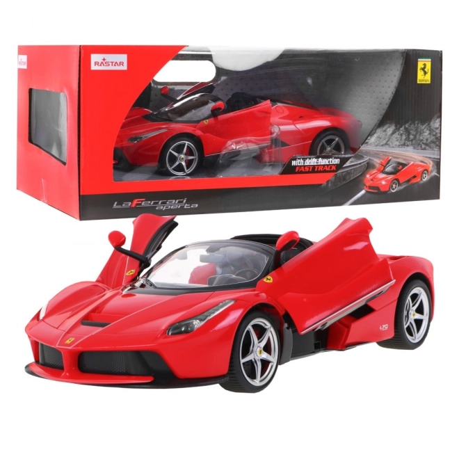 Ferrari LaFerrari Aperta RASTAR model 1:14 Bil med fjernbetjening + 2,4 GHz fjernbetjening – Rød