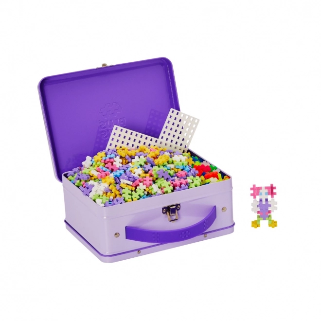Klodser Plus-Plus mini pastel kuffert 600 stk