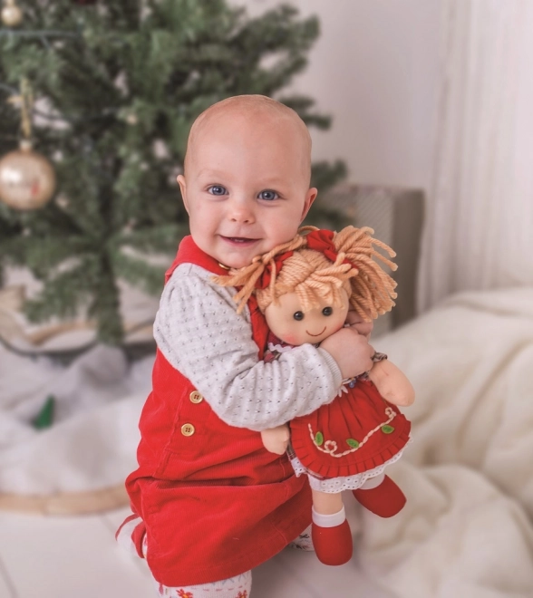 Bigjigs Toys Blå pyjamas til dukke 28 cm