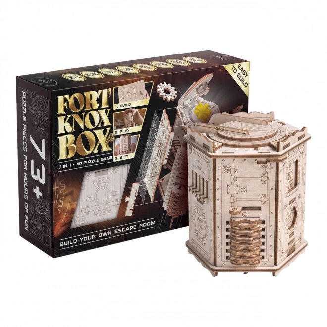 Fort Knox Pro træpuslespil hjernevrider