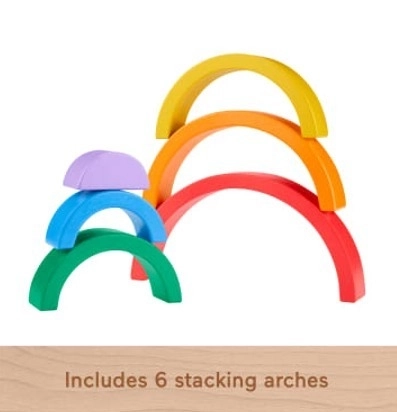 Fisher-Price Træsammenklappelig Regnbue til Børn