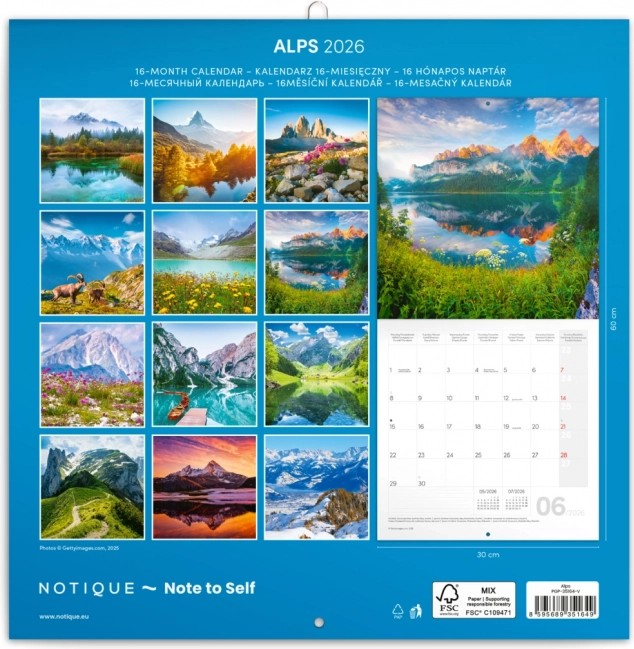 Notatkalender Alperne 2026