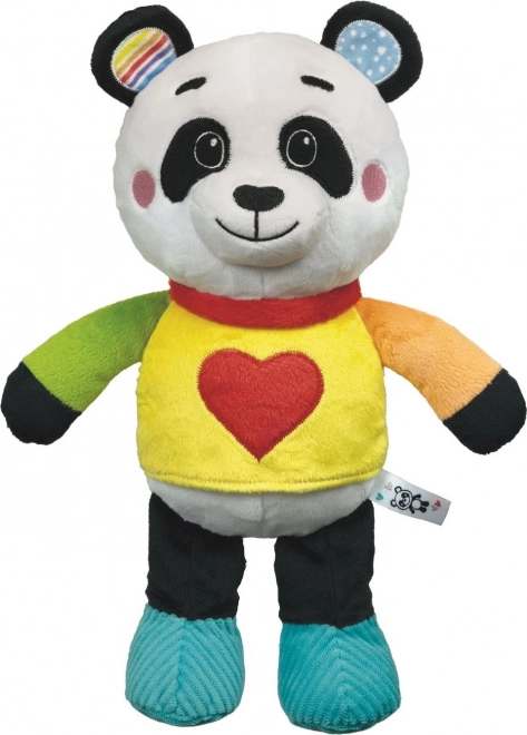 Plysbamse – kærlig panda BABY CLEMENTONI med melodier