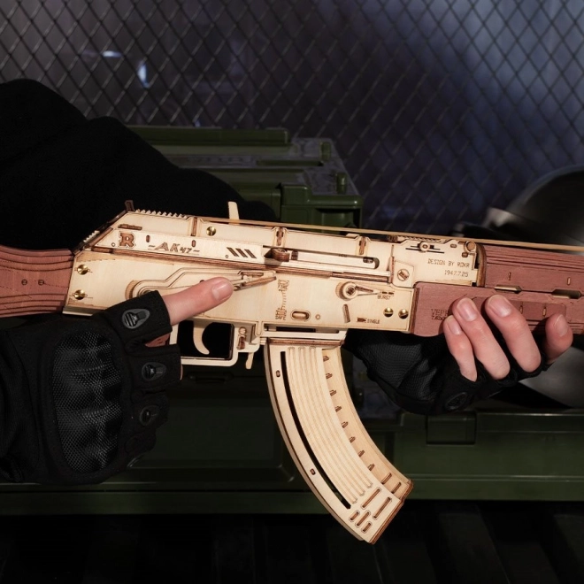 RoboTime 3D Træmekanisk puslespil Angrebsgevær AK-47