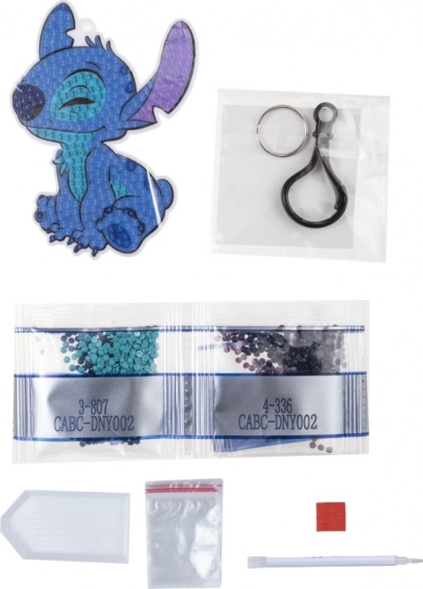 Krystal kunst vedhæng Stitch
