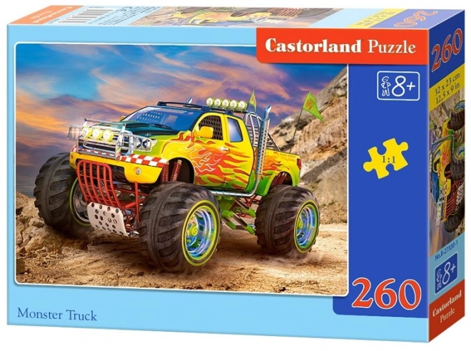 Puslespil 260 brikker Monster Truck