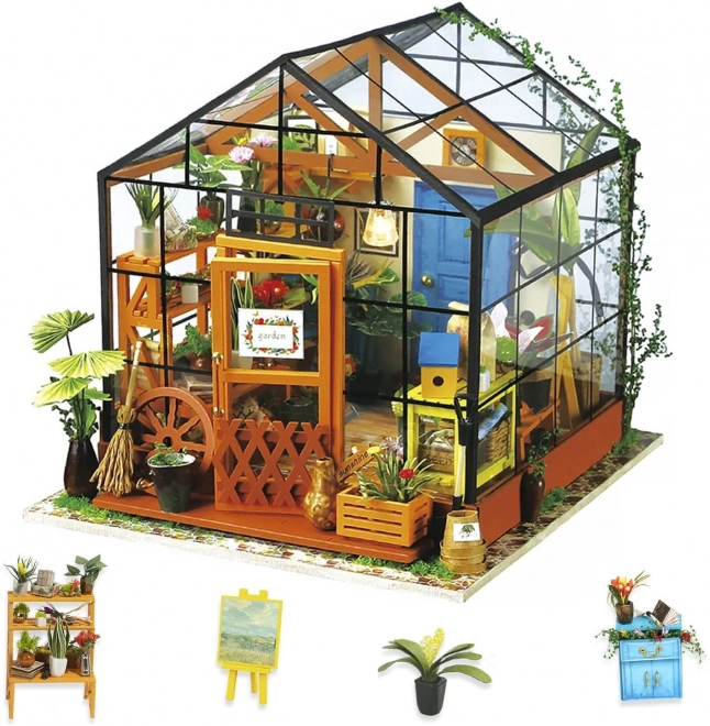 Cathy's Blomsterhus - Miniature Drivhus