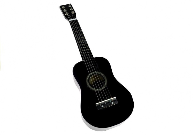 Klassisk træguitar med plektren sort 60 cm