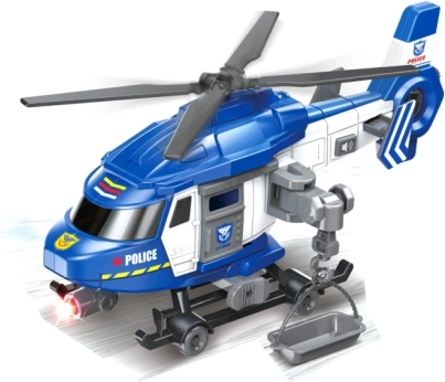Politiets helikopter med friløbsmekanisme