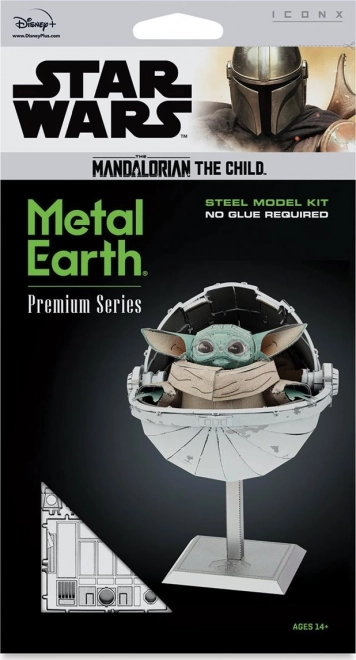 Metal Earth 3D-puslespil Star Wars Mandalorian: Barnet