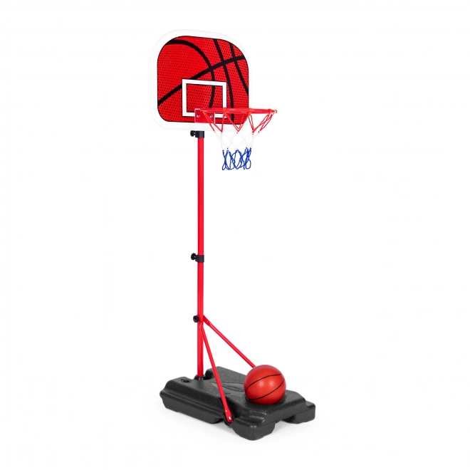 Børne basketballnet med justerbar højde og pumpe