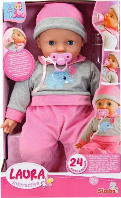 Interaktiv dukke Laura 40 cm