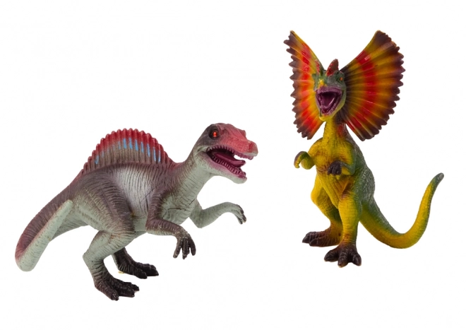 Dinosaur Figurer Spinosaurus Dilophosaurus Sæt 2stk