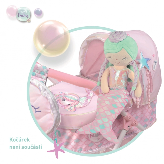 DeCuevas 20141 Plysdukke 2i1 OCEAN FANTASY - 36 cm