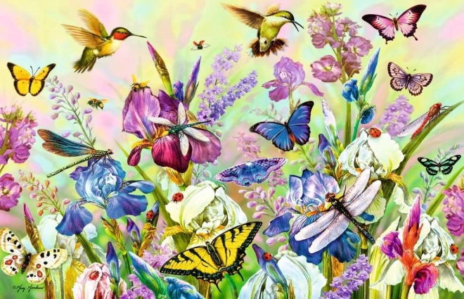 RAVENSBURGER Puzzle Moment: Blomstrende eng 200 brikker