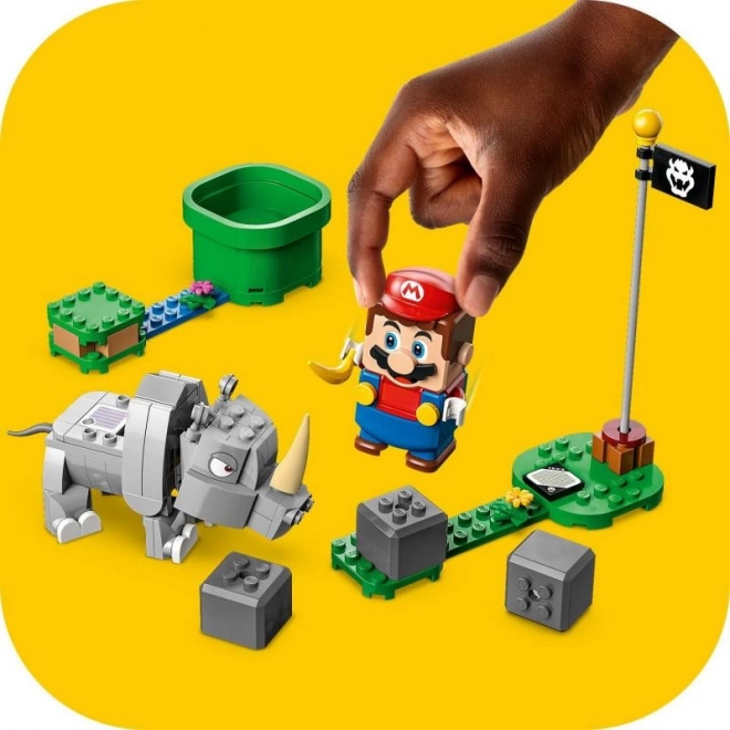 Næsehornet Rambi - Udvidelsessæt LEGO Super Mario