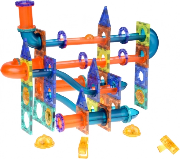 Gennemsigtige rør og jævn passage for kugler