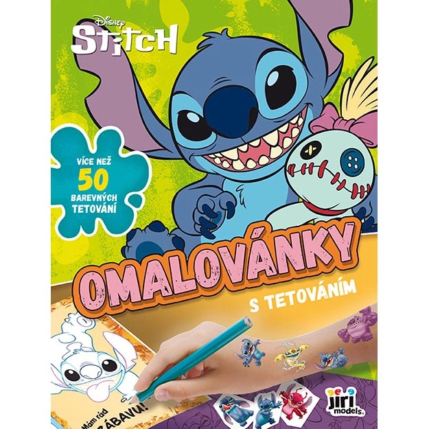 Malebog med tatoveringer Lilo & Stitch