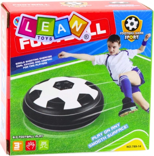 Magisk flyvende svævende kugle Hoover Ball sort-hvid 9 cm