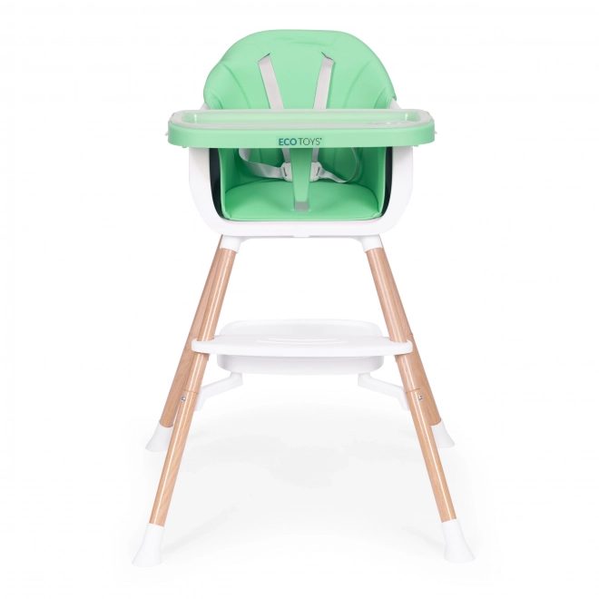 Børnestol 2-i-1 grøn ECOTOYS