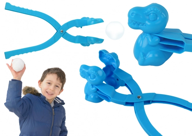 Snemaskine Dinosaur Blå