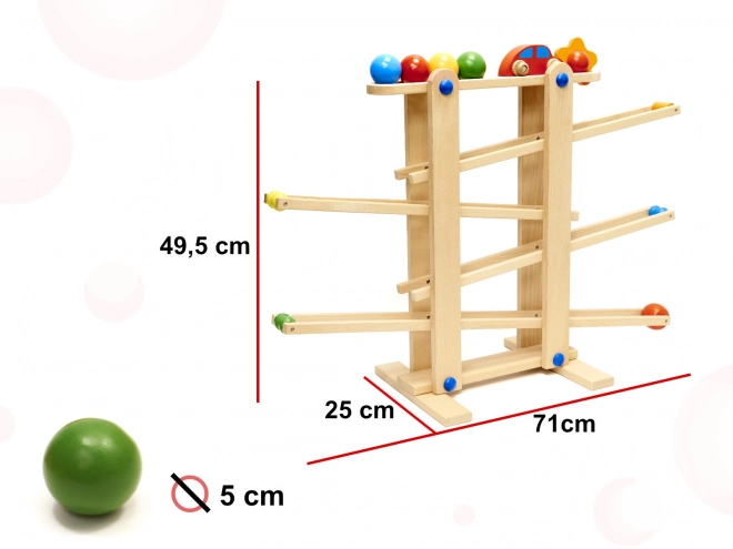 XXL trækuglebane Montessori