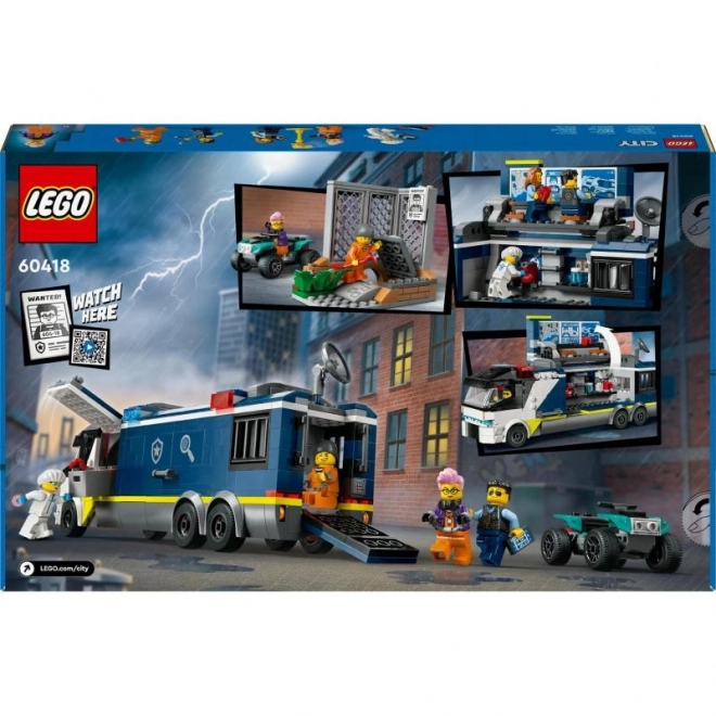 LEGO® City 60418 Mobil Kriminalistisk Laboratorium for Politiet