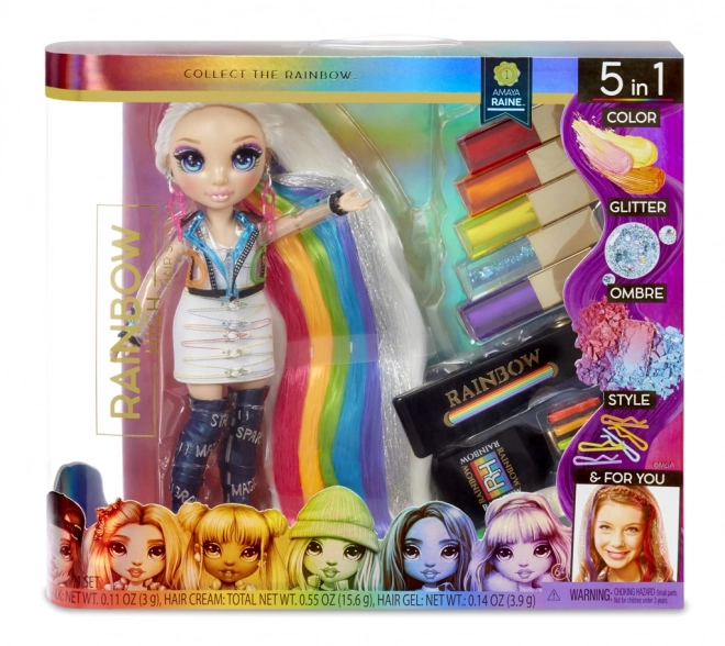 RAINBOW Hårstudie Dukke