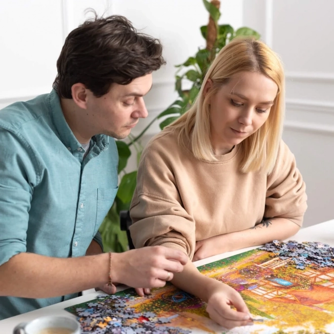 TREFL Puslespil Premium Plus Te Tid: Mit yndlingssted 1000 brikker