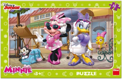 Puslespil Minnie på Montmartre 15 brikker